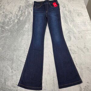 Spanx Jeans Womens XS Flare Spanxshape EveryWear Denim Midnight Shade 20327R NEW